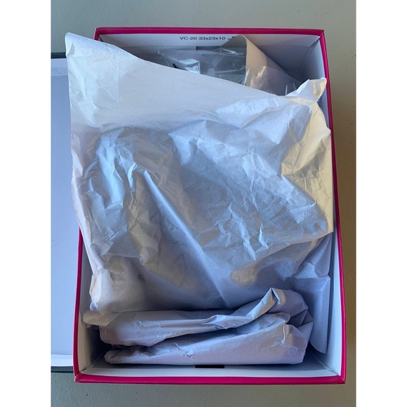 Vince Camuto White Leather Platform Slingback Chunky Heel Sandals Women's 6M - Picture 11 of 14